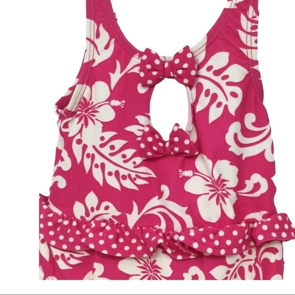 Children’s Place Hawaiian ruffle bottom swimsuit - Picture 5 of 15
